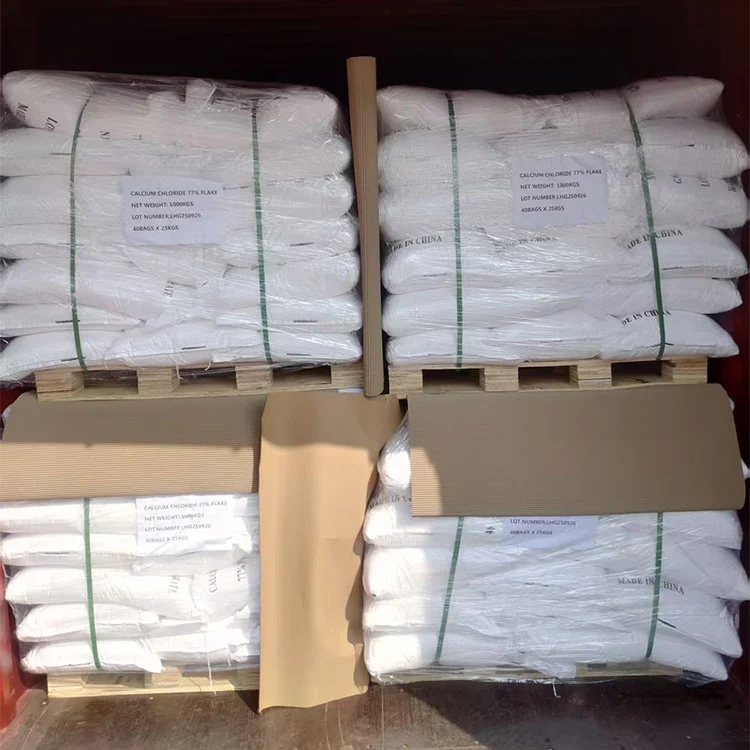 Flocos de cloreto de cálcio de alta pureza